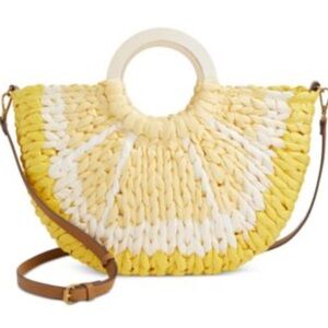 Nwt Style & Co Woven Straw Beach Bag